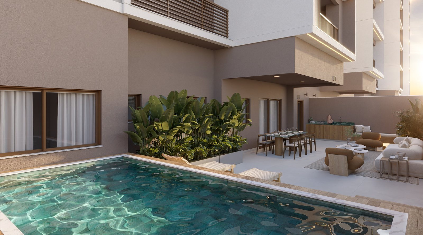 Garden · Terraço · Ed. Dubai · 4 quartos · We Barra by Living