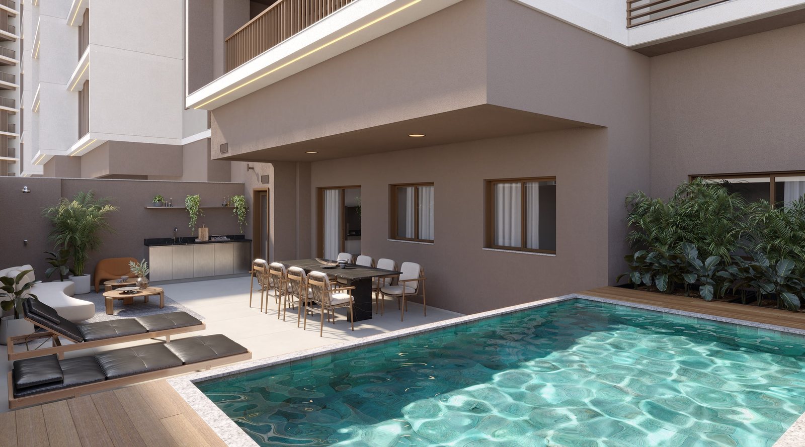 Garden · Terraço · Ed. Aspen · 3 quartos · We Barra by Living